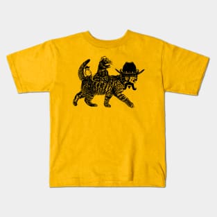 Cowboy Cat Kids T-Shirt